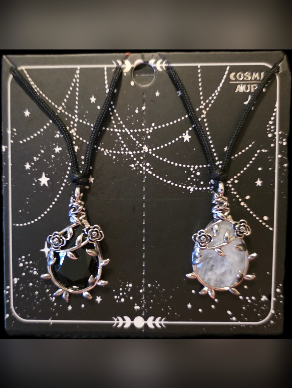 Black & White Pendant Necklaces